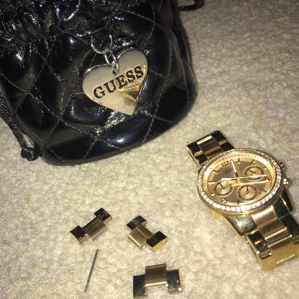 Guess gold watch